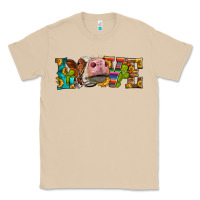 Mushroom Western Love Simmental Cow Classic Tee - LillyAllenDesigns
