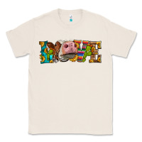 Natural Western Love Simmental Cow Classic Tee - LillyAllenDesigns