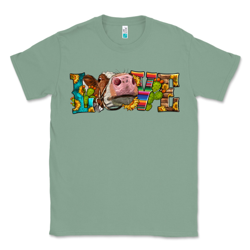 Western Love Simmental Cow Classic Tee by LillyAllenDesigns | Teevron