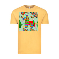 Vintage Mustard pinata seamless pattern Vintage Tee - BundleAndBundleShop