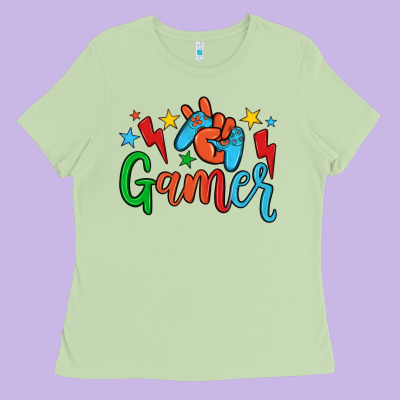 Gamer Ladies Tee Designed By Jahusdesignshop