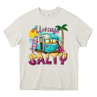 Cream always salty with caravan Heavy Core Tee - texasbilliewilder