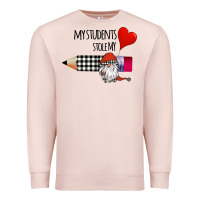 Pale Pink my students stole my heart Premium Sweatshirt - Bettercallsaul