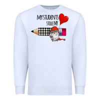 White my students stole my heart Premium Sweatshirt - Bettercallsaul