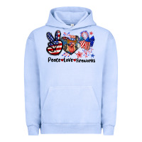 Pigment Grape Ice Peace love fireworks 4th of july Urban Hoodie - CowGirlArtShop