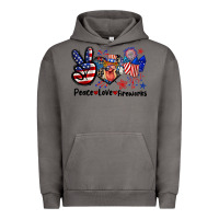Pigment Tornado Peace love fireworks 4th of july Urban Hoodie - CowGirlArtShop