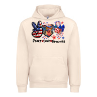 Sandshell Peace love fireworks 4th of july Urban Hoodie - CowGirlArtShop