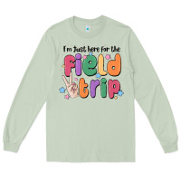 Matcha i'm just here for the field trip Long Sleeve Tee - MaliasSmallBusiness