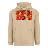Mushroom Strawberry Background Heavyweight Hoodie - Bettercallsaul