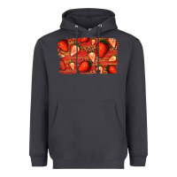 Smoke Strawberry Background Heavyweight Hoodie - Bettercallsaul