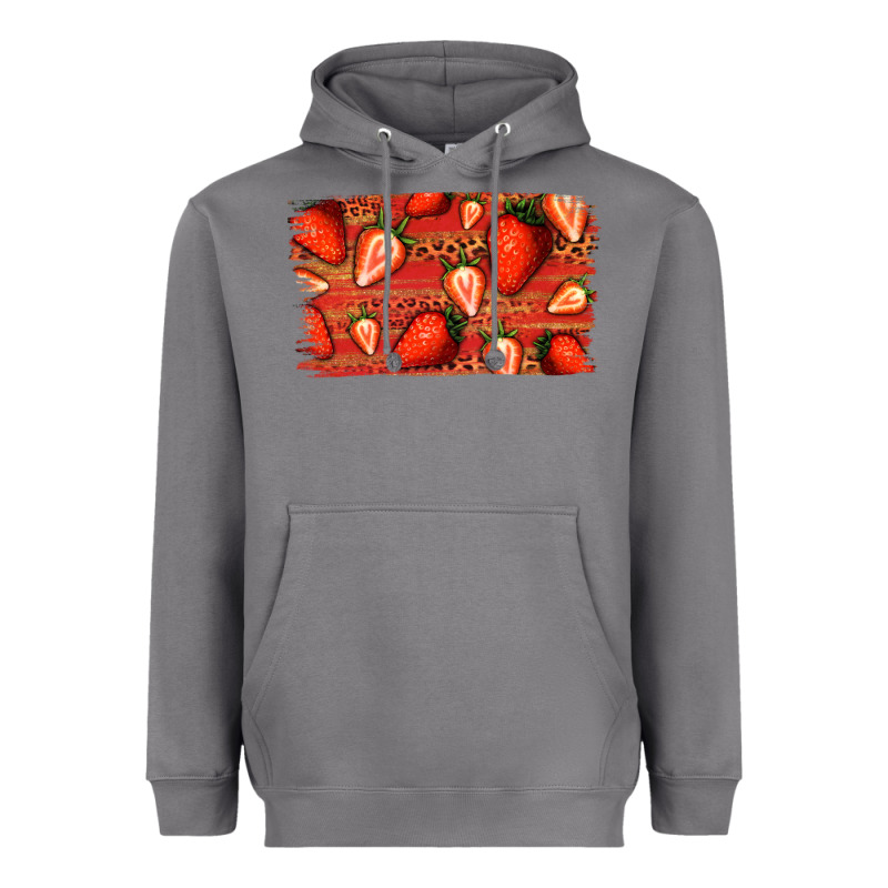 Strawberry Background Heavyweight Hoodie by Bettercallsaul | Teevron