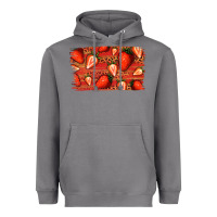 Storm Strawberry Background Heavyweight Hoodie - Bettercallsaul