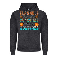 Vintage Black Flannels Hayrides Pumpkins Sweaters Bonfires Vintage Hoodie - Artiststas