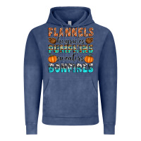 Vintage Denim Flannels Hayrides Pumpkins Sweaters Bonfires Vintage Hoodie - Artiststas