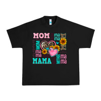 Black mom mama mommy with hearts Urban Heavy Tee - AdoDesignShop