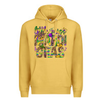 Antique Gold Little miss Mardi Gras Premium Hoodie - NancyCooperArtShop
