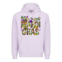 Lilac Little miss Mardi Gras Premium Hoodie - NancyCooperArtShop