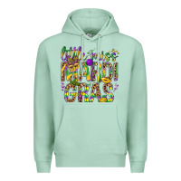 Seafoam Little miss Mardi Gras Premium Hoodie - NancyCooperArtShop