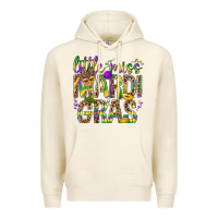 Tofu Little miss Mardi Gras Premium Hoodie - NancyCooperArtShop
