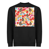 Black back to school seamless pattern 6 (3600x3600) Heavyweight Sweatshirt - AdoDesignShop