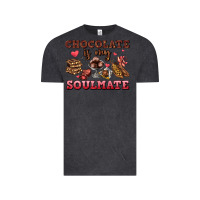 Vintage Black chocolate is my soulmate Vintage Tee - AdoDesignShop