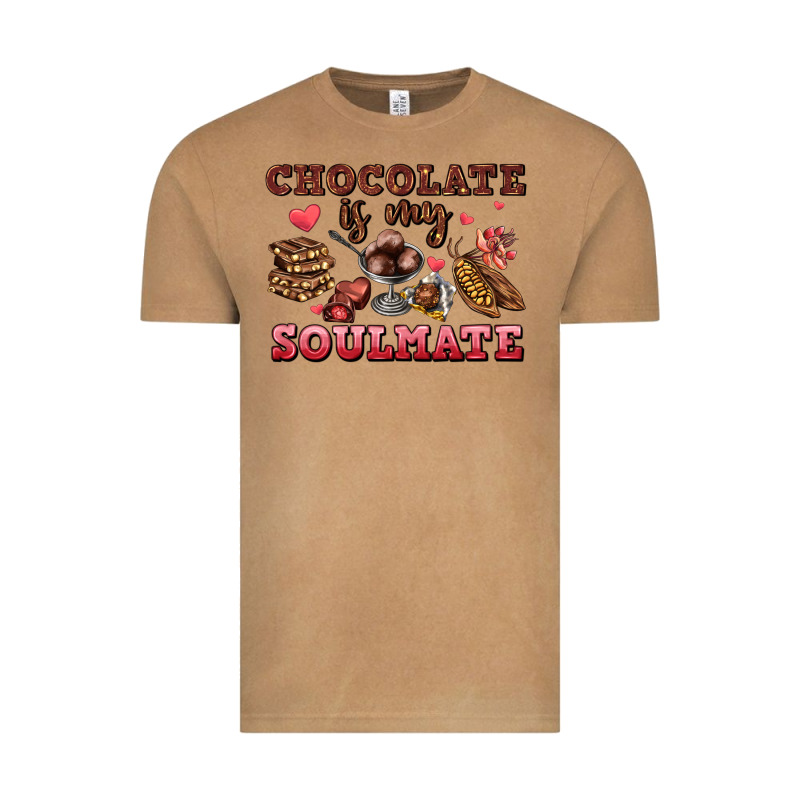 Chocolate Is My Soulmate Vintage Tee by AdoDesignShop | Teevron