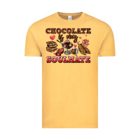 Vintage Mustard chocolate is my soulmate Vintage Tee - AdoDesignShop