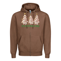 Chestnut oh christmas tree cake Zipper Hoodie - MaliasSmallBusiness