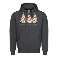 Smoke oh christmas tree cake Zipper Hoodie - MaliasSmallBusiness