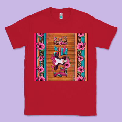 Love Baby Calf Valentine's Day Classic Tee Designed By Jasminsmagicworld