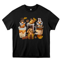 Black Coffee gnome Heavy Core Tee - BarkalooDesign