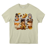 Mossy Coffee gnome Heavy Core Tee - BarkalooDesign