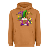 Meerkat mardi gras gnomes fleur de lis Heavyweight Hoodie - RanaPortraitStore