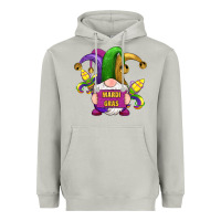 Moon Dust mardi gras gnomes fleur de lis Heavyweight Hoodie - RanaPortraitStore