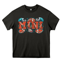 Asphalt mini American football Heavy Core Tee - Zillion Design Studio