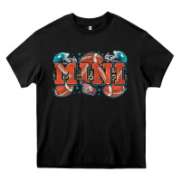 Black mini American football Heavy Core Tee - Zillion Design Studio