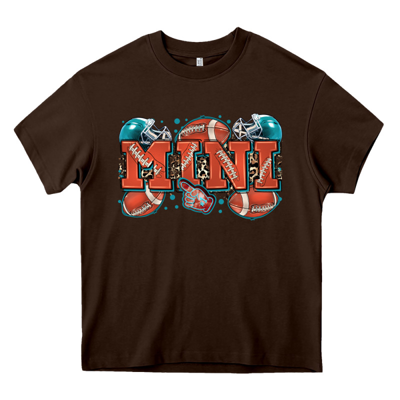 Mini American Football Heavy Core Tee by Zillion Design Studio | Teevron