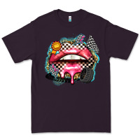 Plum race lips Premium Tee - Zillion Design Studio