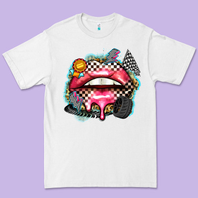 Race Lips Premium Tee Designed By Zillion Design Studio