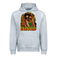 Heather Grey Black couple blessed Urban Hoodie - HowdyJamesFarm