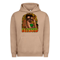Pigment Burro Black couple blessed Urban Hoodie - HowdyJamesFarm