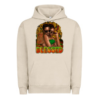 Pigment French Oak Black couple blessed Urban Hoodie - HowdyJamesFarm