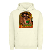 Pigment Pistachio Black couple blessed Urban Hoodie - HowdyJamesFarm