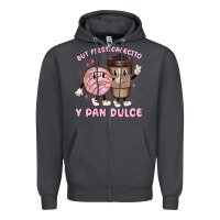 Smoke but first cafecito y pan dulce Zipper Hoodie - MaliasSmallBusiness