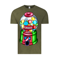 Vintage Olive candy machine Vintage Tee - AdoDesignShop