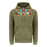 Vintage Olive Fall Gnomes Vintage Hoodie - Artiststas