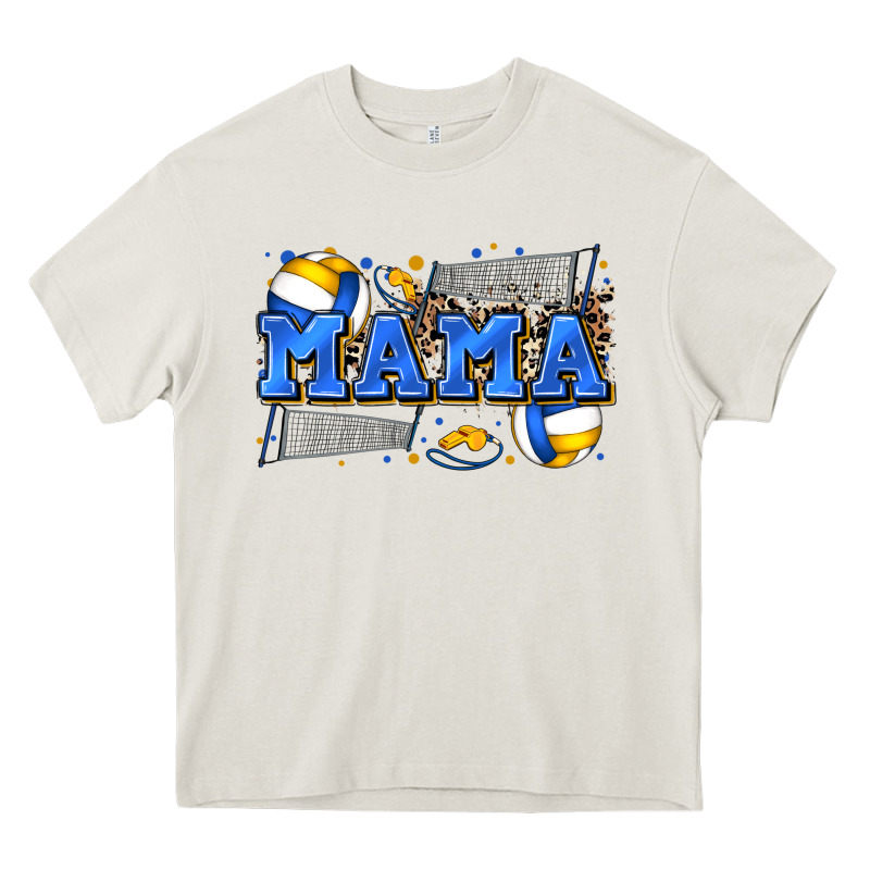Mama Volleyball Heavy Core Tee by Zillion Design Studio | Teevron