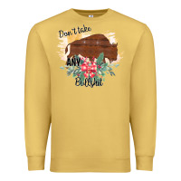 Antique Gold Take No Bull Floral Rodeo Premium Sweatshirt - Bettercallsaul