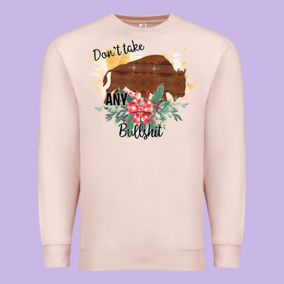 Take No Bull Floral Rodeo Premium Sweatshirt Designed By Bettercallsaul