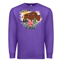 Purple Take No Bull Floral Rodeo Premium Sweatshirt - Bettercallsaul